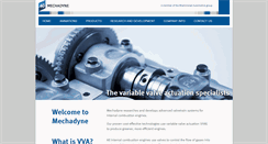 Desktop Screenshot of mechadyne-int.com